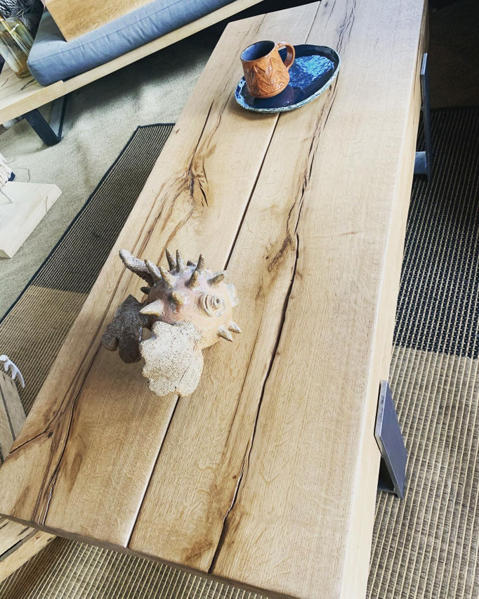 TABLES SUR MESURE EN CHÊNE MASSIF 
