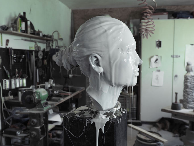 Portrait / Negativform aus Silikon