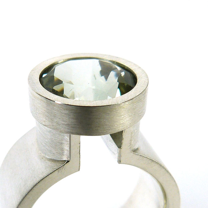 Prassiolith Ring 