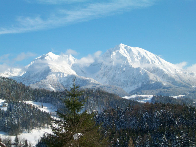 Kleiner und Großer Pyhras im Winter - @Haus Löger Apartments - Windischgarsten