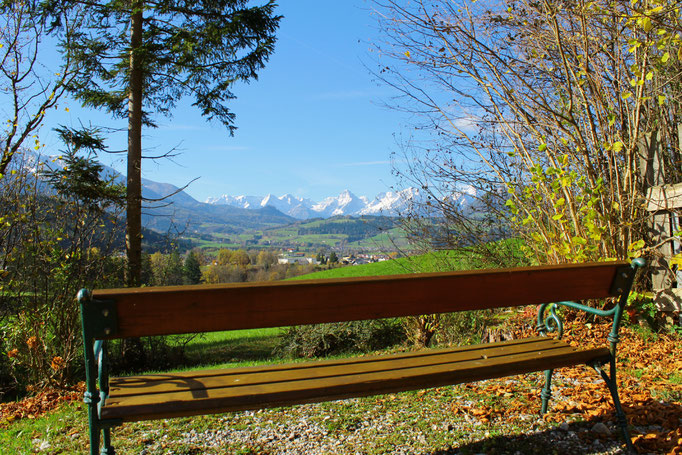 Eine von vielen Aussichtsplätzen rund ums Haus Löger - Windischgarsten