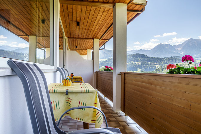 Balkon mit Aussicht Apartment D Priel