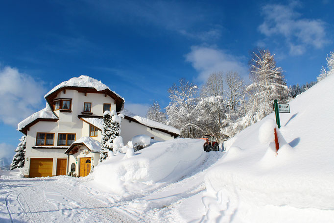 Viel Schnee - Haus Löger Apartments - Windischgarsten