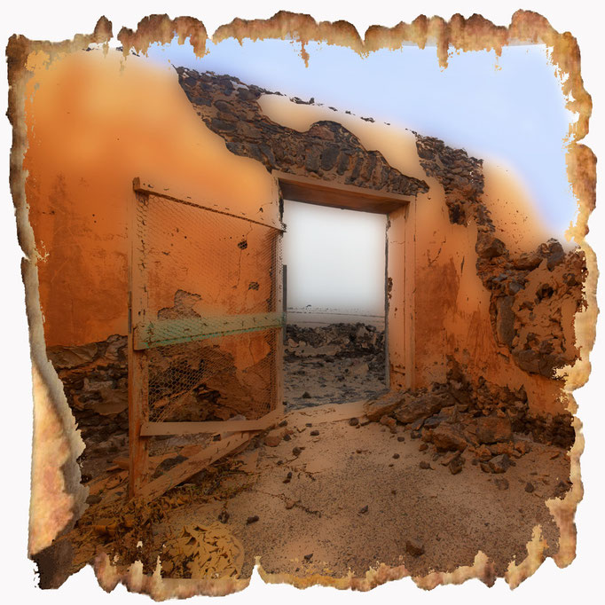 Zerfallenes Haus auf Lanzarote