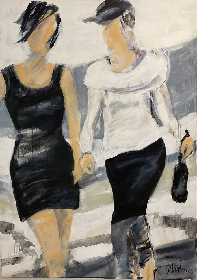Girls' Day III, 100x140 cm, Acryl auf Leinwand (nicht verfügbar)