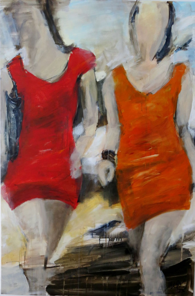 2015, Fire and Ice, H 150x B100, Acryl auf LW (nicht verfügbar)