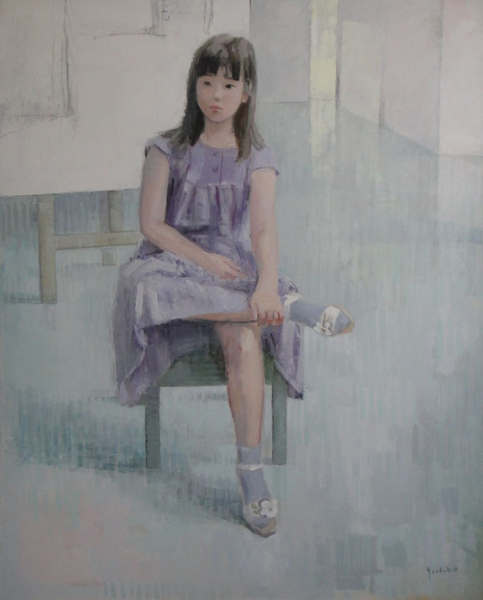 第44回（２０１２）日展　　　少女　　　Ｆ１００　　　　　　　　　　　　　100号油彩