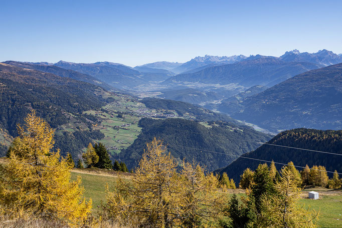Weite Blicke in die Südtiroler Täler