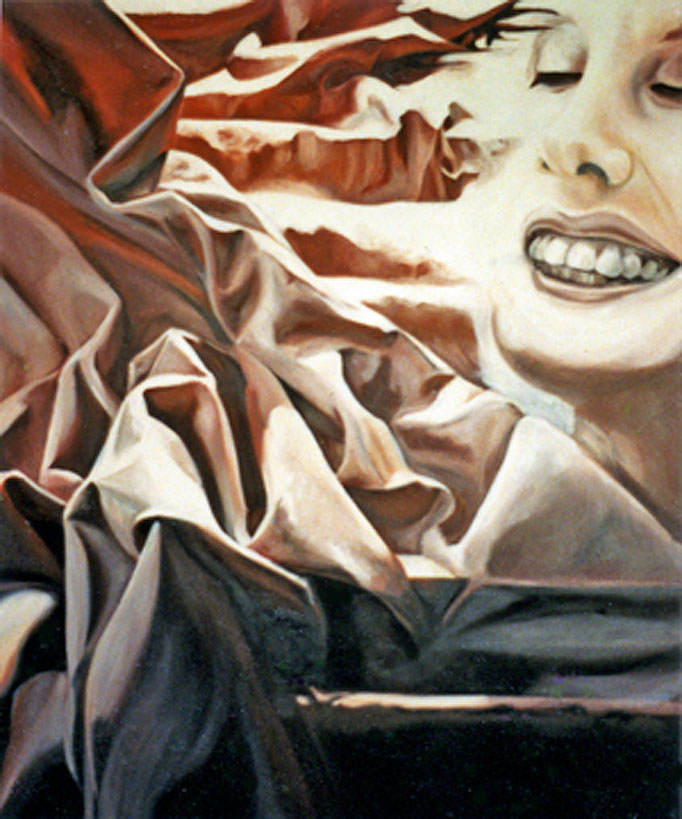 Sourire - Huile sur toile - 65 x 54