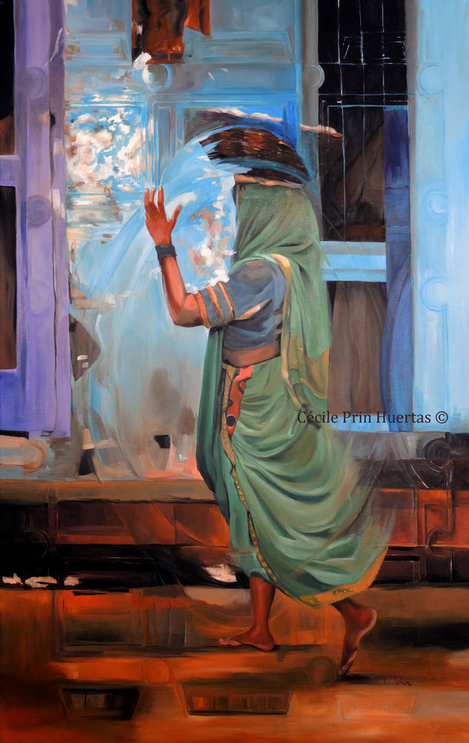 Maïa - Huile sur toile - 130 x 81