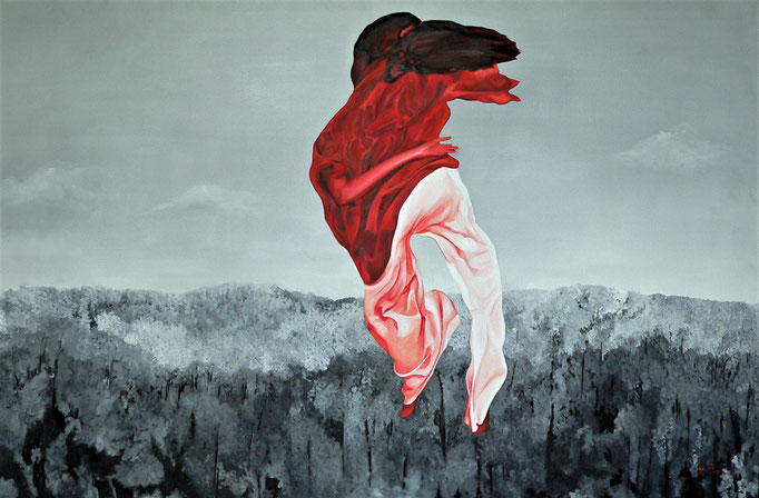 Tuulikki - Huile sur toile - 146 x 97