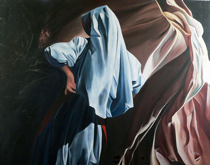 Volcan - Huile sur toile - 146 x 114