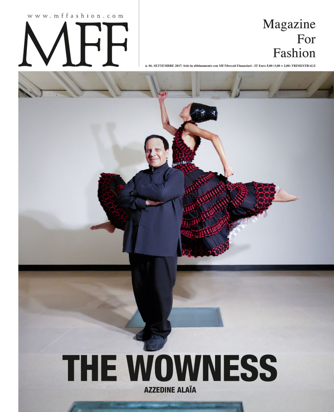 Edito for MFF Magazine special Azzedine Alaïa by Valerio with Dilone Stylist by Carlyne Cerf De Dudzeele Head Julien D'Ys Makeup by me Amelie Moutia