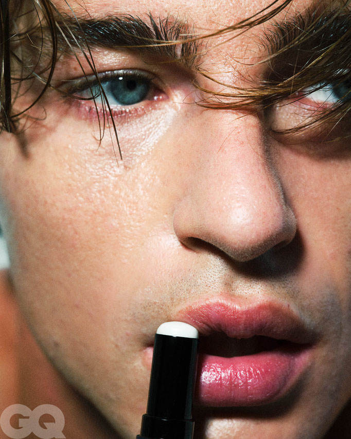 GQ Magazine by Flavien Prioreau & Zoé Kovacs Model Yulef Bopp hair Nelson Stylist Pierre Dufait Visual Editor Louise Cartier-Bresson
