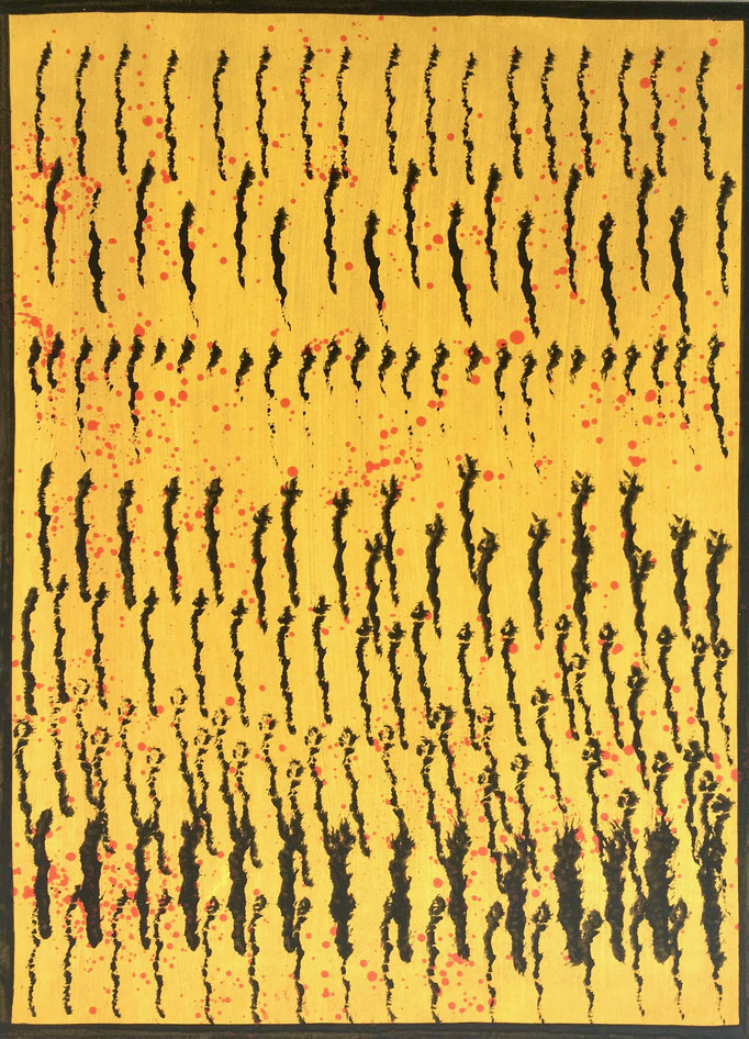 Vermächtnis I, 2020, Acryl auf Spanplatte, 49x36 cm, CHF 450
