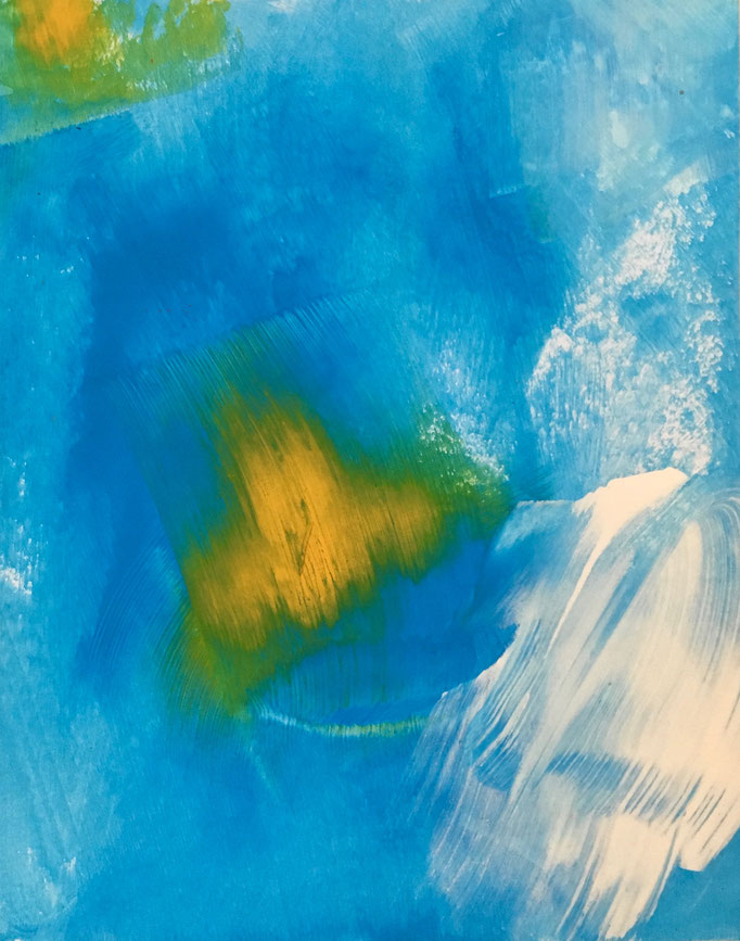 Korallenriff V, 2013, Gouache auf Papier, 29.5x21 cm, CHF 120