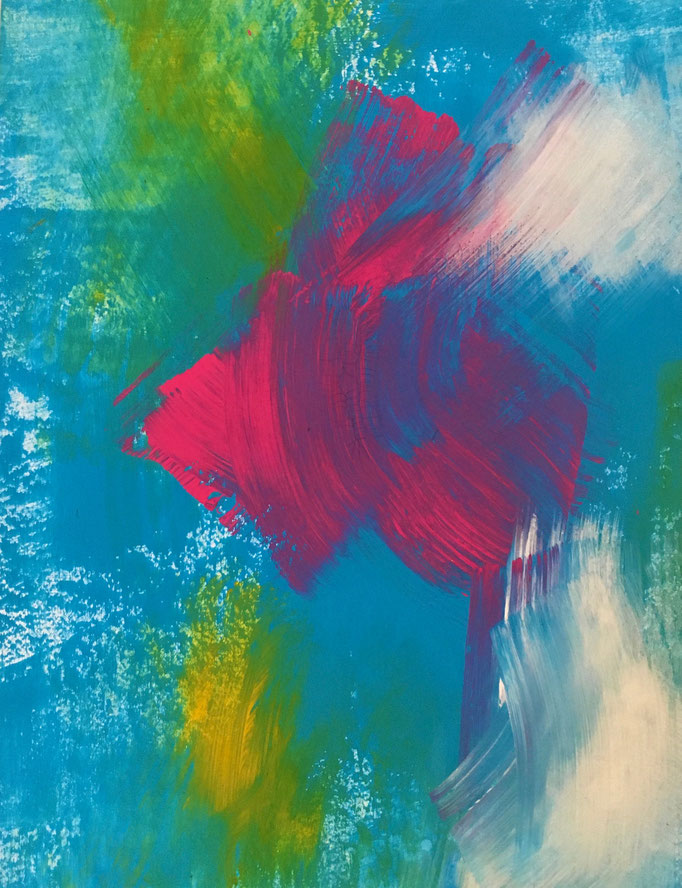 Korallenriff III, 2013, Gouache auf Papier, 29.5x21 cm, CHF 120