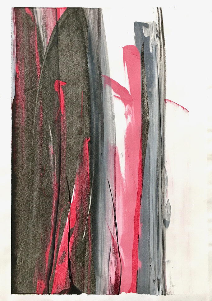Harley I, 2016, Gouache auf Papier, 41.5x29.5 cm, CHF 80