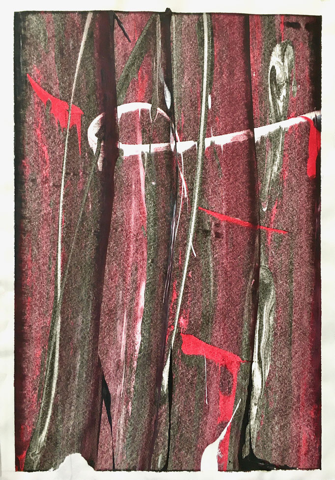 Harley III, 2016, Gouache auf Papier, 41.5x29.5 cm, CHF 80