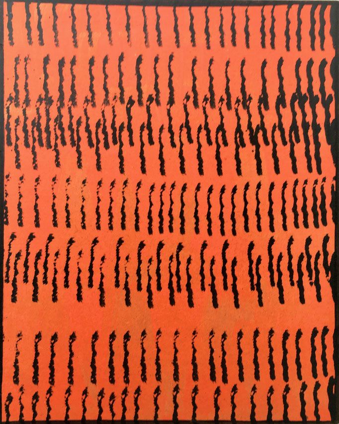 Vermächtnis II, 2020, Acryl auf Spanplatte, 50x40 cm, CHF 450