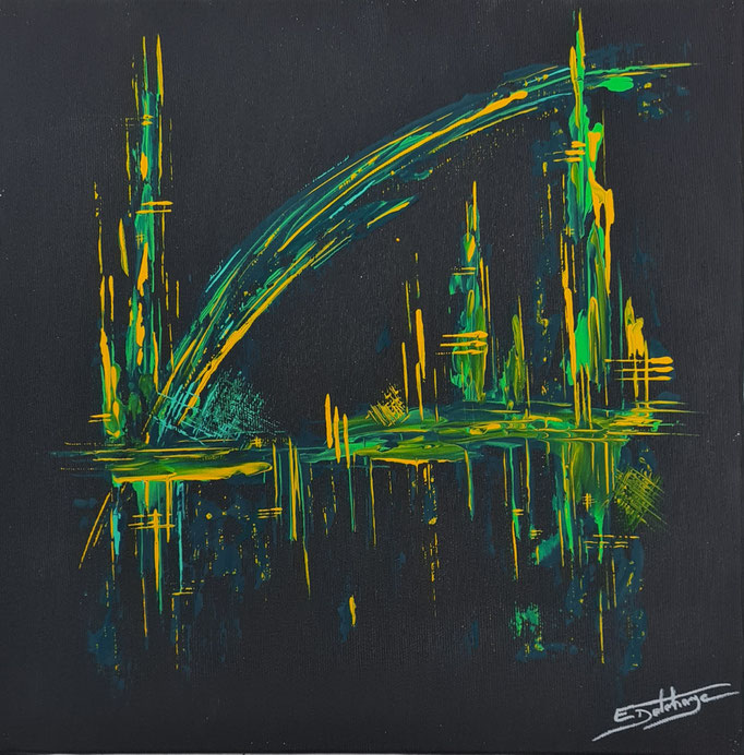 DISTRAIT, collection "Vibrations" - 30 x 30 cm