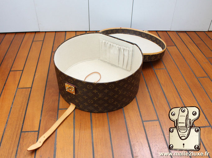 Boite a chapeau ronde 40 - M23624 Louis Vuitton malle trunk