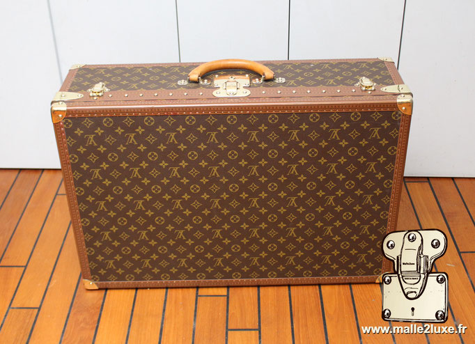 Valise alzer 70 Louis Vuitton vintage dessous