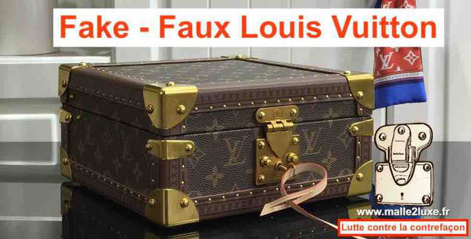 boite Louis Vuitton fausse