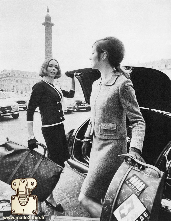 Ancienne photo de bagage vuitton