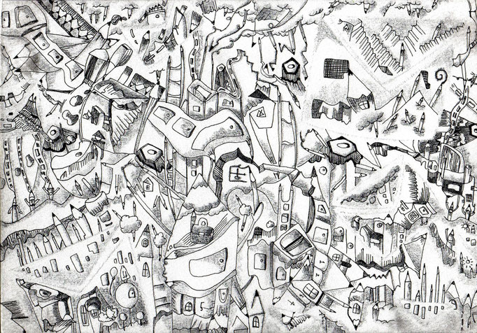 「空想えんぴつ村」 2013.9(227mm×158mm)