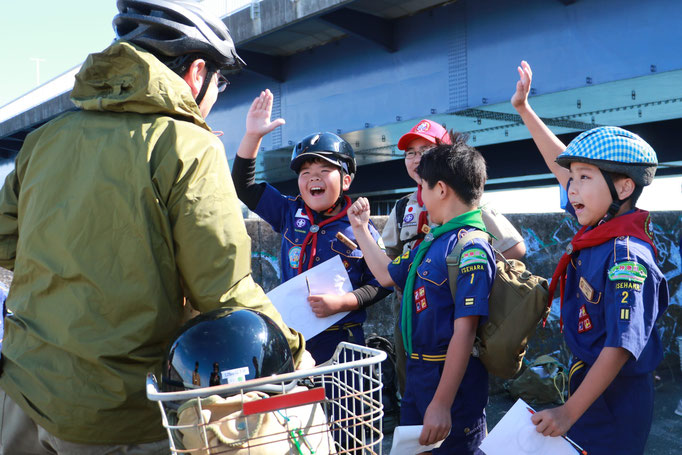 入選「目指せ「自転車博士」」/大場　憲子/伊勢原第2団　カブ隊保護者