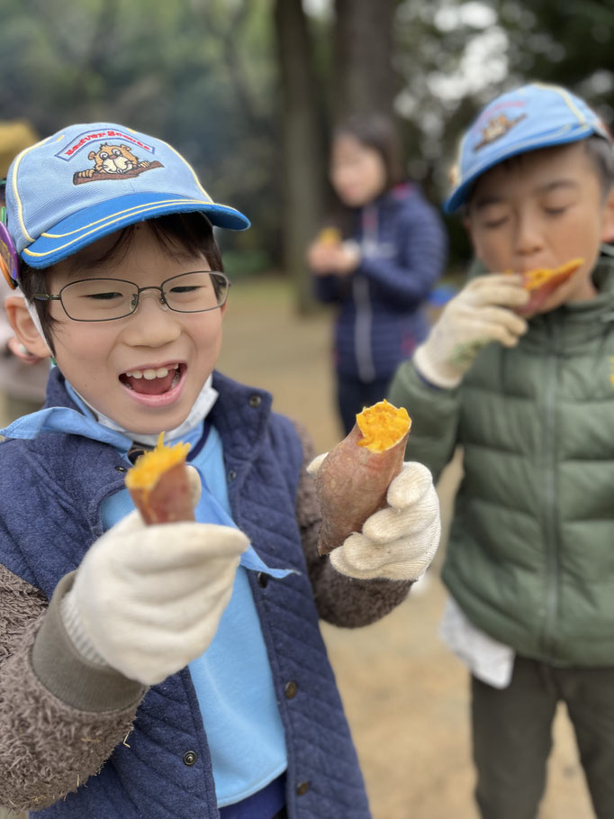 入選「焼き芋、最高！」/今木　麻理子/横浜第130団　ビーバー隊隊長