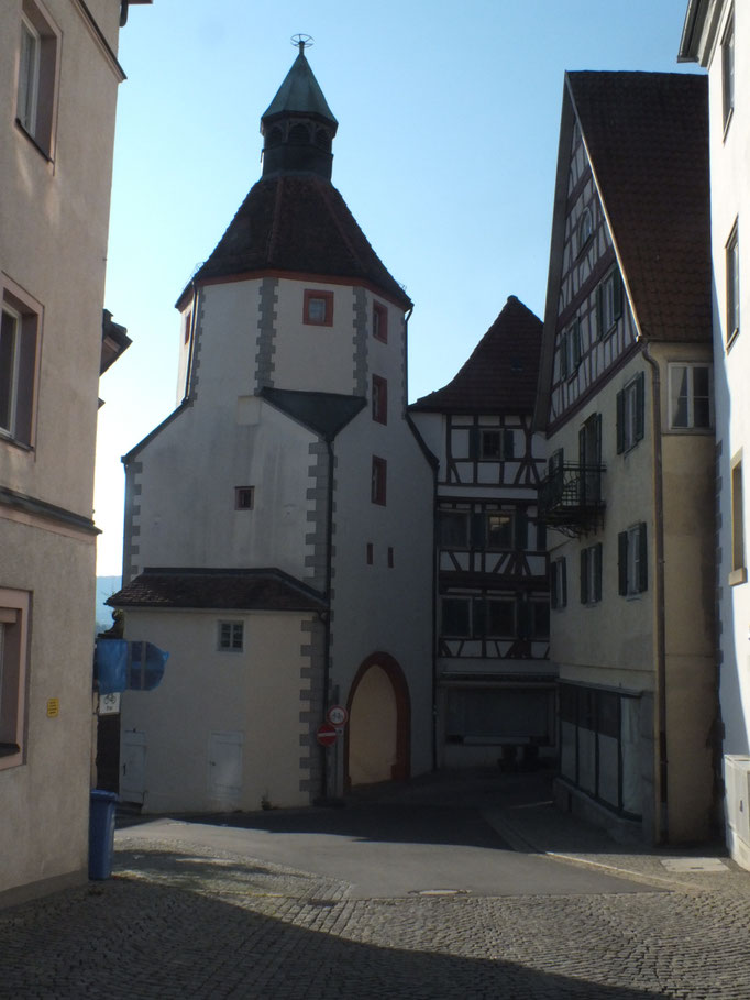 einzig erhaltenes Stadttor (Unteres Tor)