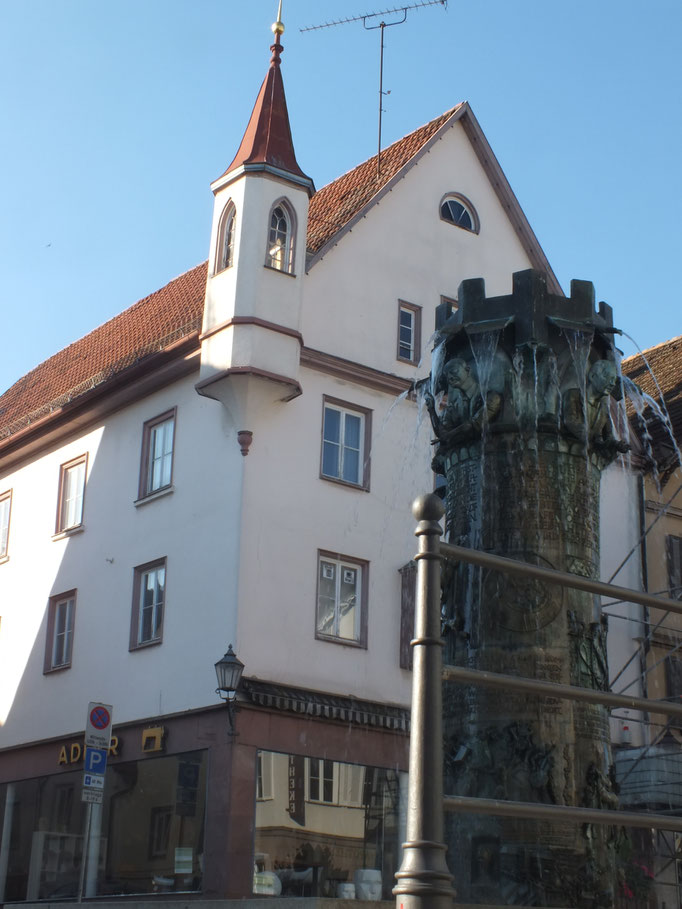 Marktplatz mit Brunnen