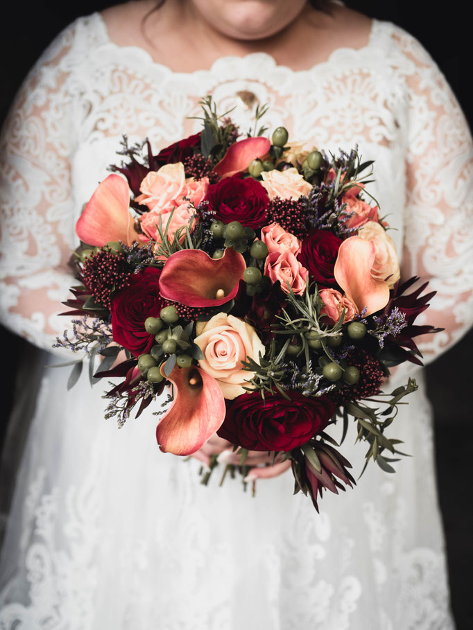 edinburgh florist wedding bouquet