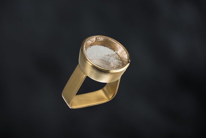 Produktnummer 2417 - Alpinquarz, 750/- Gelbgold
