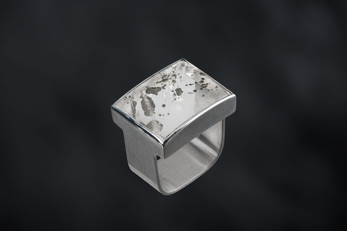 Produktnummer 8690 - 925/-Silber, Bergkristall-Hämatit