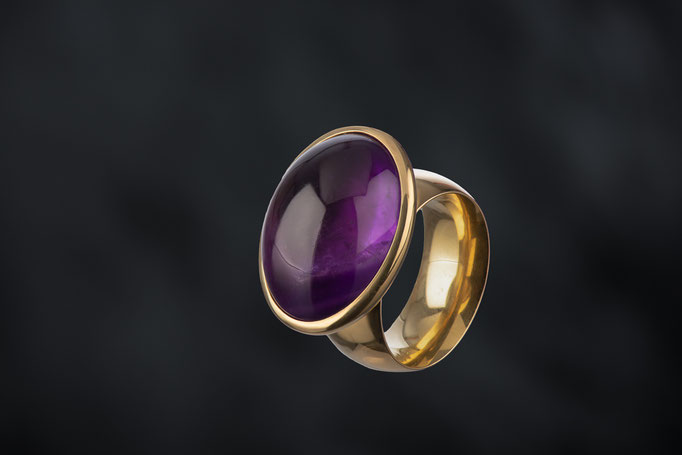 Produktnummer 1843 - 750/- Gelbgold, Amethyst