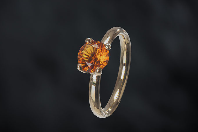 Produktnummer 5415 - Citrin, 750/- Gelbgold