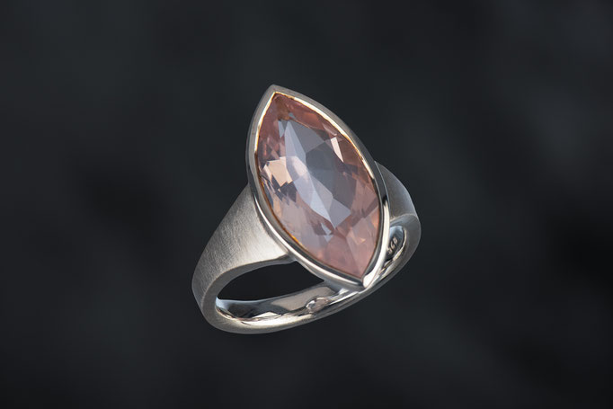 Produktnummer 2875 - Rosenquarz, 925/- Silber