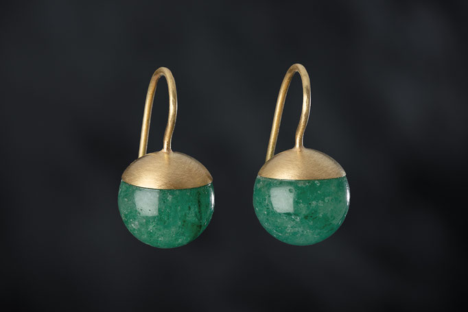 Artikelnummer 1721 - Aventurinquarze, 750/- Gelbgold