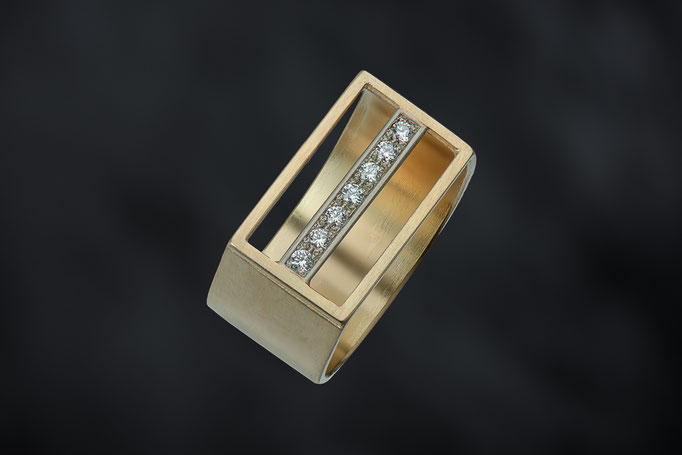 Produktnummer 7169  - Brillanten, 585/- Rose -  und Weißgold