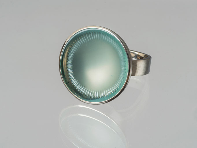 Produktnummer 4119 - 950/- Palladium, Aquamarin
