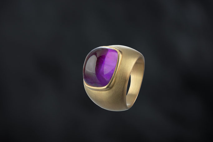 Produktnummer 1864 - 750/- Gelbgold, Amethyst