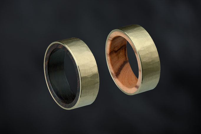 Produktnummer 5993  - 750/- Gelbgold, Rosenholz, Grenadill
