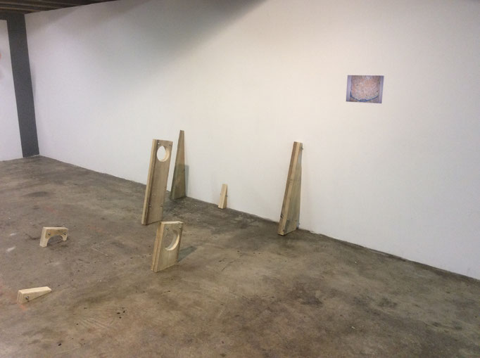 " Out of Limbo G ", 2018, Wood/Steel/Paper