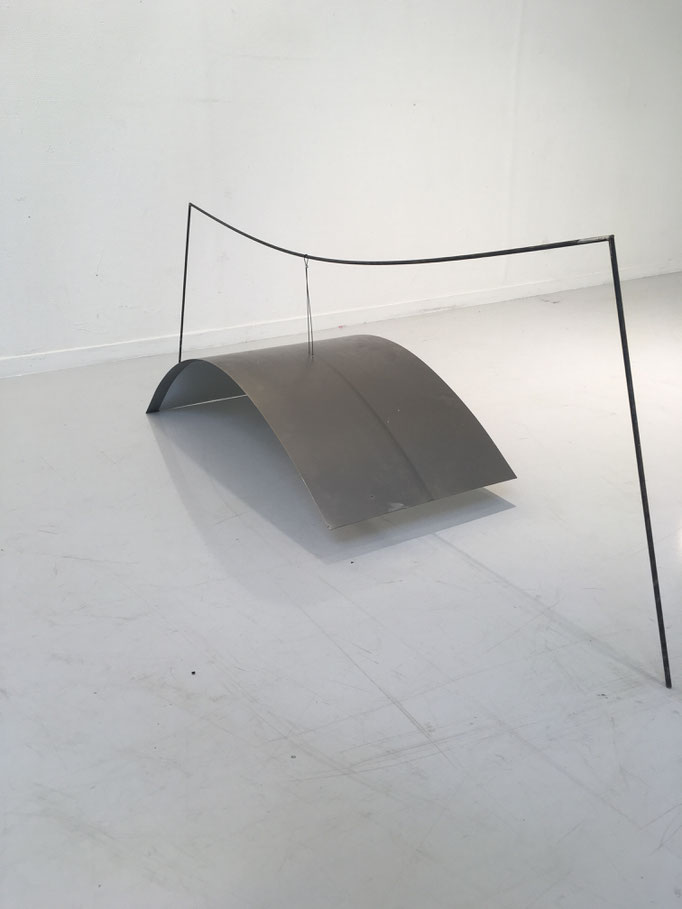 " Thin Line ", 2017, Steel