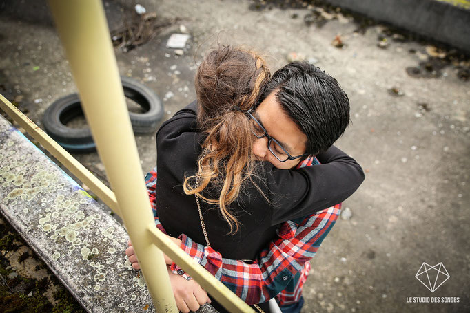 Séance engagement / wedding - Urbex à Dijon - Le Studio des Songes - Anne-sophie CAMBEUR