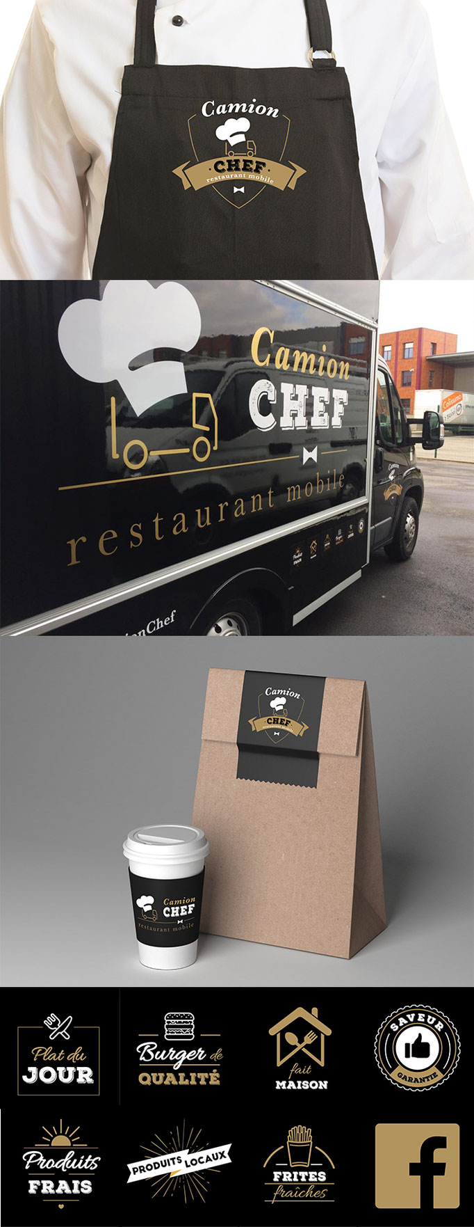 Logo et identité visuelle "Camion Chef"