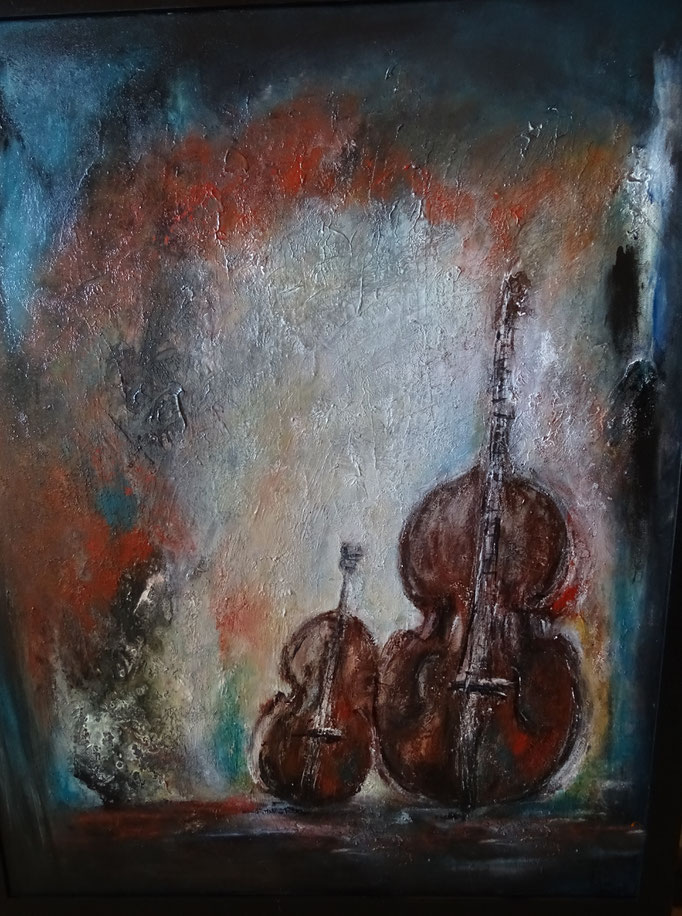 Acryl-Mischtechnik, Format 100x80